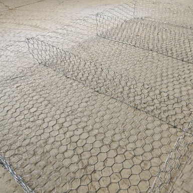 Kawat Gabion Hexagonal Lapis PVC untuk Pengendalian Erosi 10x12cm