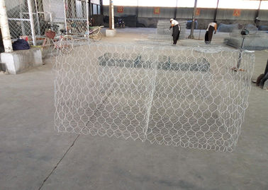 6 * 8, 8 * 10,10 * 12 Kandang Gabion Kawat Logam Berisi Batu Untuk Perlindungan Erosi Tanah Atau Tepian Sungai