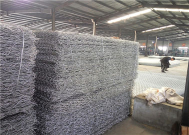 Galvanized Steel Wire Zinc Coated Gabion Baskets Untuk Solusi Bangunan Berkelanjutan