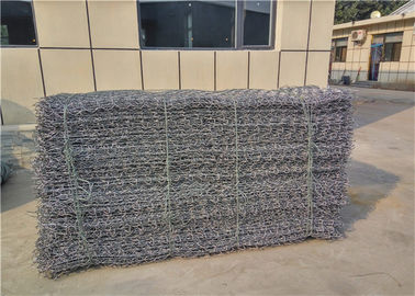 Kotak Gabion Galvanized yang dapat disesuaikan dengan kekuatan tarik tinggi dan diameter 0,6m