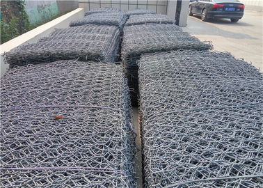 Kotak Gabion Galvanized yang dapat disesuaikan dengan kekuatan tarik tinggi dan diameter 0,6m