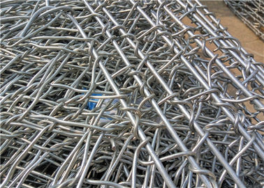 Hot Dip Galvanized Gabion keranjang, Tanggul Perlindungan Banjir Kekuatan Tinggi