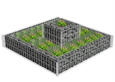 Gabion Mesh Dilas Ramah Lingkungan, Kotak Penanam Gabus Anti Korosi Untuk Halaman
