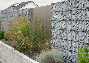 Hot Dipped Welded Mesh Gabions Bentuk Lubang Persegi Untuk Cladding Arsitektur
