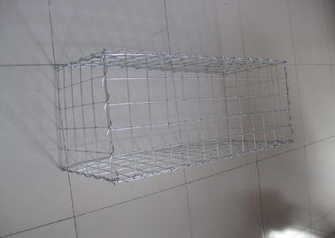 Keranjang Gabion Dekoratif Yang Stabil / Dinding Penahan Batu Untuk Pagar Taman