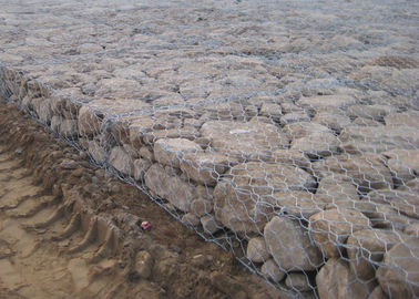 Kasur  Gabion Berat Galvanis / Gabion Dilas dengan Galfan Dilas