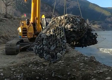 Tas Jala Anti Korosi / Karung Gabion Tahan Lama, 2.7 Mm Wire Gauge