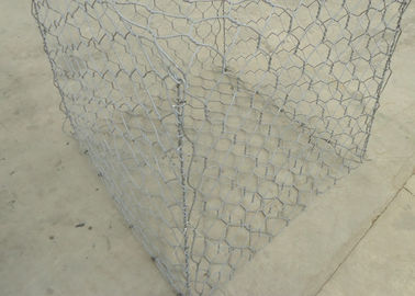 Dinding Penghalang Suara PVC Dilapisi Gabion Keranjang / Keranjang Gabion Galvanis