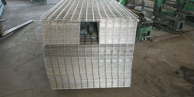 Eco Friendy Pvc Coated Welded Mesh Gabions 4mm Diameter 50mm * 50mm Mesh