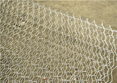 Kotak Gabion Hexagonal Kekuatan Tinggi Diperkuat Sistem Sampel Tanah