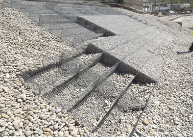 Kasur  Gabion Dilapisi Zink berat, Dinding Penahan Keranjang Kawat Mesh