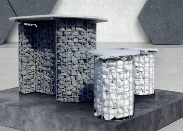 Veneer Dan Cladding Dinding Batu Gabion Kekuatan Tinggi Umur Panjang