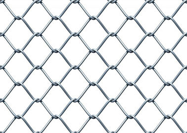 Hot mencelupkan Galvanized Chain Link Pagar Mesh Square Atau Bentuk Berlian