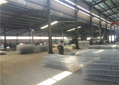 Hot Dip Galvanized Hexagonal Wire Mesh Gabion Box Untuk Pencegahan Erosi Tanah