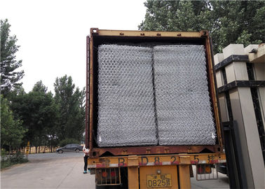 Hot Dip Galvanized Hexagonal Wire Mesh Gabion Box Untuk Pencegahan Erosi Tanah