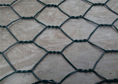 PVC Coated Hexagonal Gabion Box Untuk Kontrol Erosi / Kasur Gabion