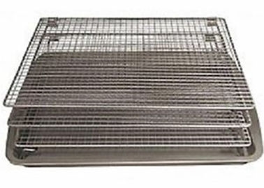 BBQ Grates Wire Barbecue Grill Mesh Stainless Steel Dengan Bentuk Persegi Panjang