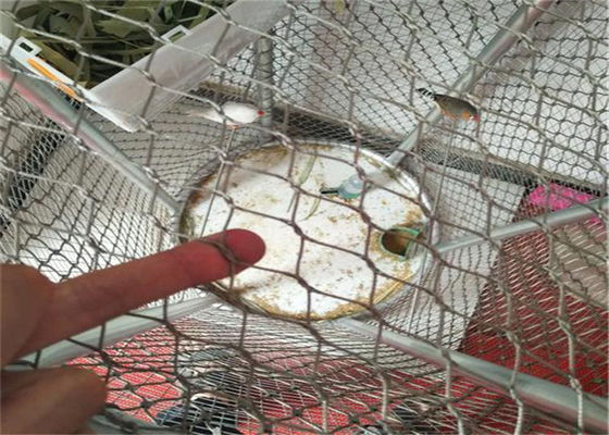 Kekuatan Tinggi 2mm Fleksibel Stainless Steel Cable Netting 7x7