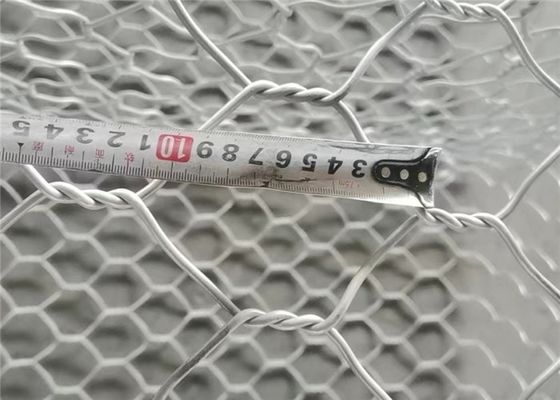 Pvc Coated Metal Gabion Baskets Perlindungan Tanggul Galvanis Berat