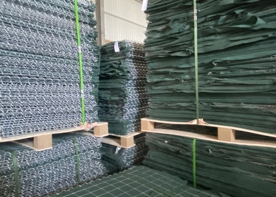 5.0mm Mesh Wire Panel Penghalang iter Dengan Geotextile Fabric Berat 300g/m2