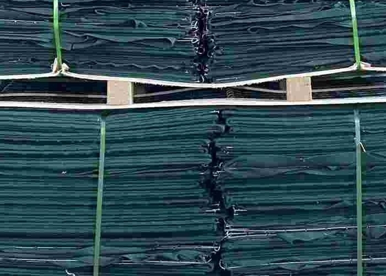 Hot Dip Galvanized itary Sand Barriers Spiral Wire Mesh System Dengan Kain Geotekstil
