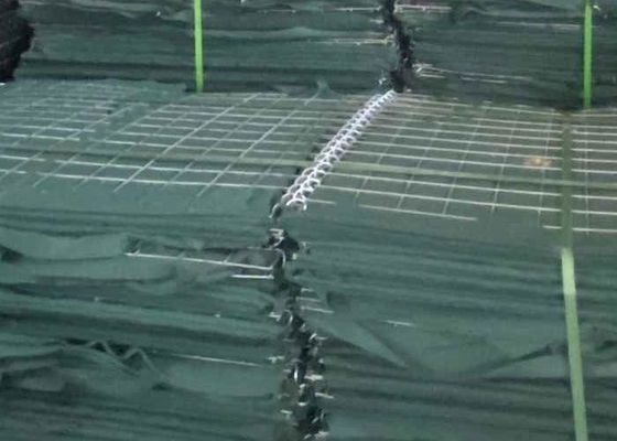 Barrier Pasir iter Tugas Berat Dengan Wire Mesh 4,0mm Galfan Lapisan Finish Gabungan Pin Termasuk