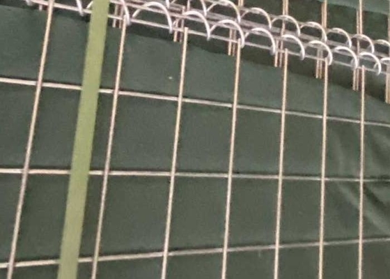 Heavy Duty Hot Dip Galvanized itary  Barrier Dengan Jarak Spiral 4mm