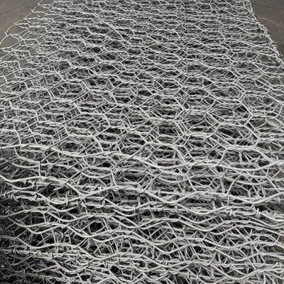 Keranjang Gabion Baja Galvanis 1m x 1m x 1m untuk Perlindungan Pantai