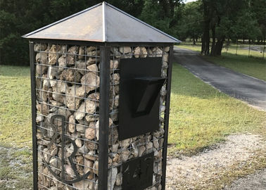 Fleksibel Dilas Mesh Gabion Pengobatan Permukaan Seng Dilapisi ISO9001 Disetujui