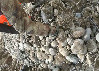 Galvanis Steel Cylindrical Gabion Mesh Cage Nova-051 Instalasi Mudah