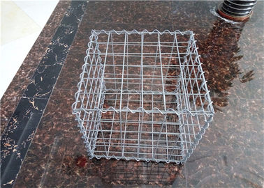 Dinding Penahan Gabion Mesh Dilas Jaring Baja Seng Berat Untuk Erosi Tanah