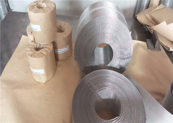 Membalikkan Tenun Belanda Stainless Steel Wire Mesh / Stainless Steel Twill Dutch Weave Wire Mesh Belt
